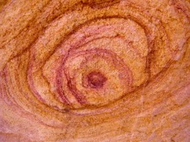 Sandstein. Schönheit der Farben im Sinai