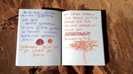 Tagebucheintrag Marianne Sch., Stille in der Wüste, 16.03.2020 Tagebucheintrag Marianne Sch., Stille in der Wüste, 16.03.2020